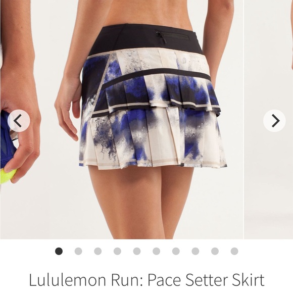 Lululemon Pace Setter  Women's Skirt sz 6 - Picture 6 of 8